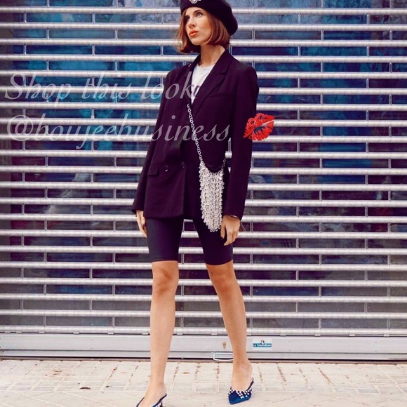 ZARA BNWT Mini Crystal Gemstone Embellished Crossbody Chain Bag - Picture 7 of 10